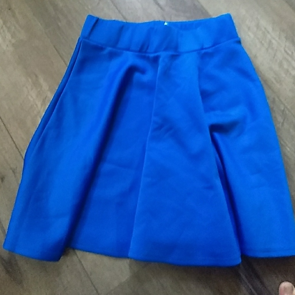 High wasited blue skirts